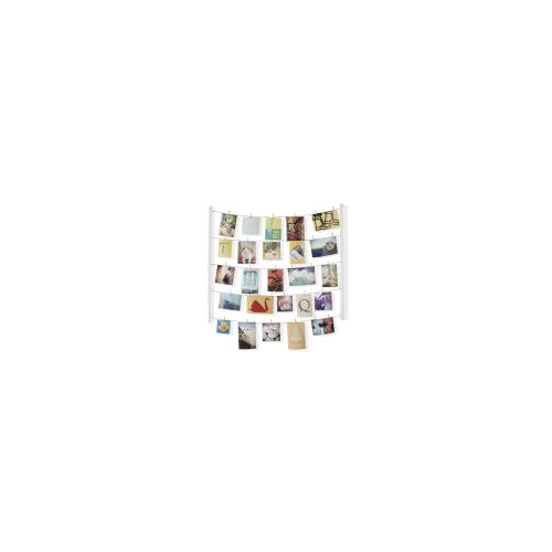 Umbra Панно с зажимами для 40 фотографий Hangit белое арт. 315000-660