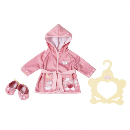 Одежда для куклы Zapf Creation Baby Annabell 701-997 Бэби Аннабель Уютный халатик и тапочки