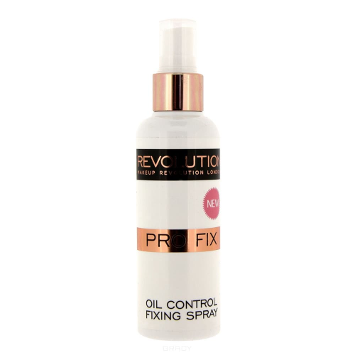 MakeUp Revolution, Спрей для фиксации макияжа Pro Fix Oil Control Fixing Spray, 100 мл