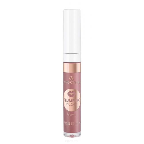 Essence, Блеск для губ Plumping Nudes Lipgloss, 4.5 мл (7 тонов) №04, розовое золото