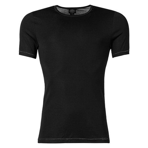 Стильная удобная мужская футболка черного цвета JOCKEY 24001812 Premium Cotton Stretch