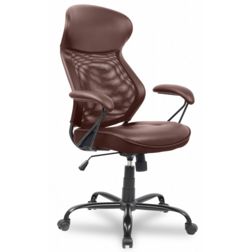 Кресло офисное College HLC-0370 сетка коричневая