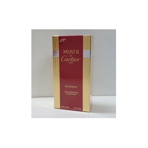  Cartier Must II - Дезодорант-спрей 100 мл с доставкой – оригинальный парфюм Картье Маст 2