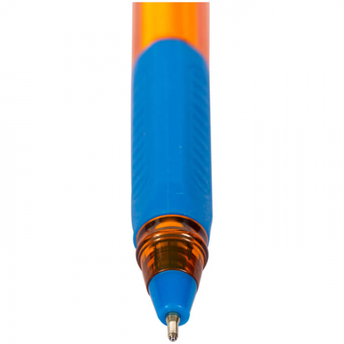 Ручка шариковая Berlingo Skyline светло-синяя 0,7мм игольчатый стержень грип 255129 BERLINGO