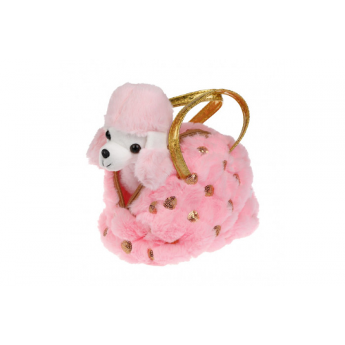 Мягкая игрушка Fluffy Family Пудель в сумочке 18 см