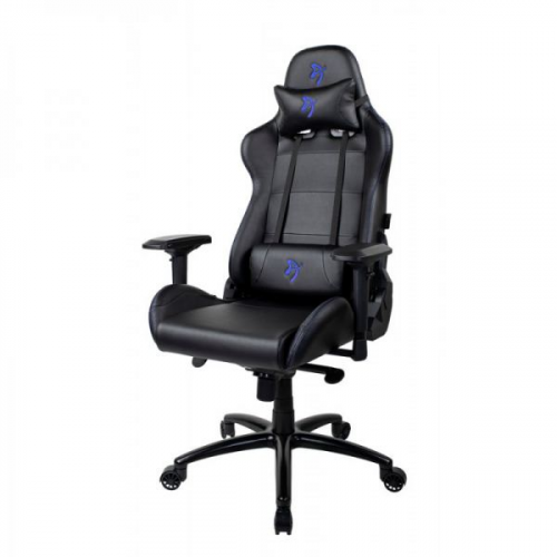 Компьютерное игровое кресло Arozzi Verona Signature Black PU - Blue Logo