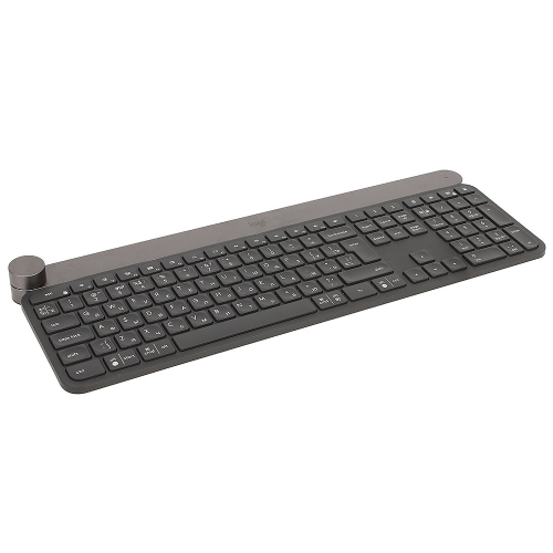 Беспроводная клавиатура Logitech Wireless Keyboard CRAFT Black BT + USB 104 клавиши + 12