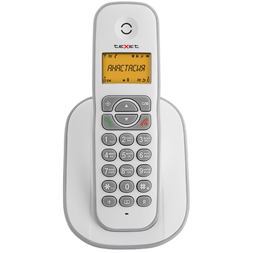 Телефон беспроводной DECT Texet TX-D4505A белый