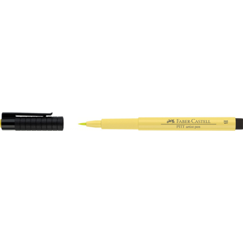 Ручка капиллярная Faber-Castell "Pitt artist pen" B, лимонный Faber–Сastell FC-167404