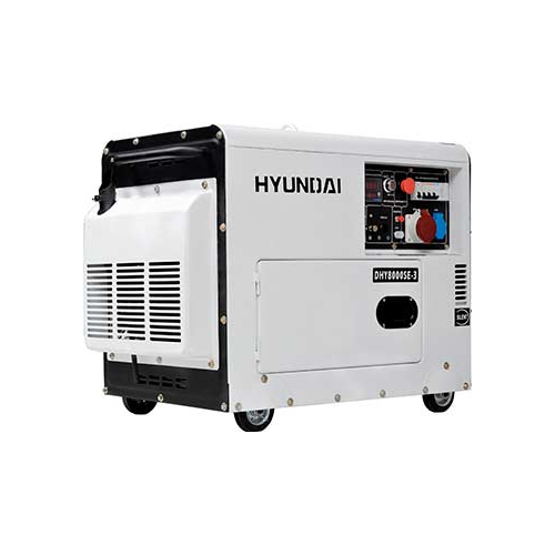 Электрический генератор и электростанция Hyundai DHY 8000SE-3