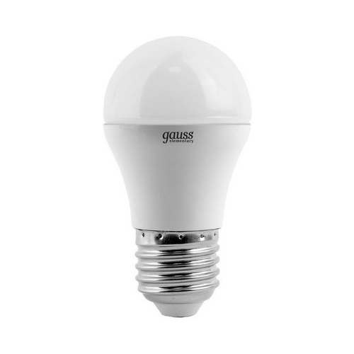 Лампа GAUSS LED Elementary Globe 6W E 27 2700 K 53216