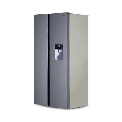 Холодильник Side by Side Ginzzu NFK-467 темно-серый