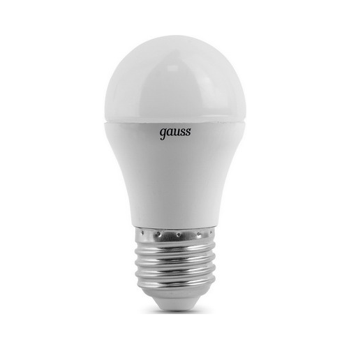 Лампа GAUSS LED Globe E 27 6.5W 2700 K 105102107