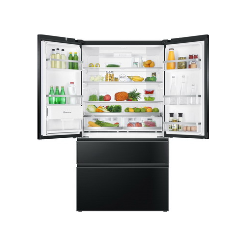 Многокамерный холодильник Haier HB 25 FSNAAA RU black inox