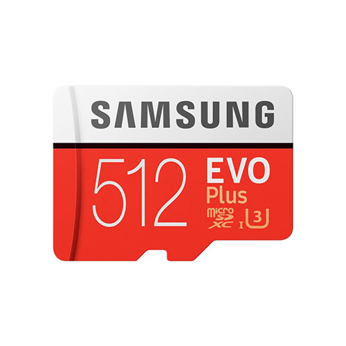 Карта памяти Samsung microSDXC 512Gb Class10 EVO+ с адаптером MB-MC512HA/RU