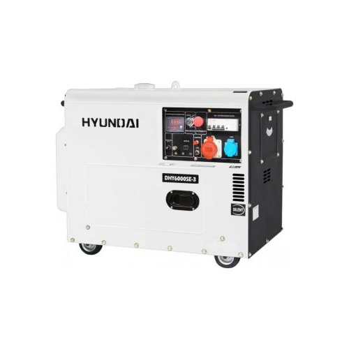 Электрический генератор и электростанция Hyundai DHY 6000 SE-3