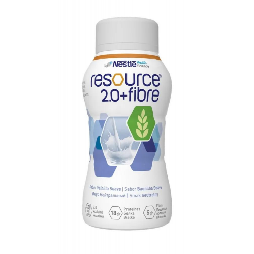 Готовая смесь Nestle Resource 2.0+ Fibre, вкус нейтральный (упаковка 4шт.)