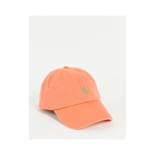 Оранжевая кепка с логотипом Polo Ralph Lauren-Оранжевый цвет