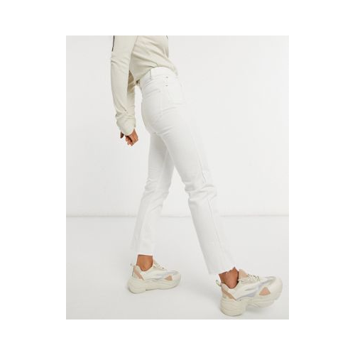 Белые джинсы с завышенной талией в винтажном стиле Brave Soul Синий