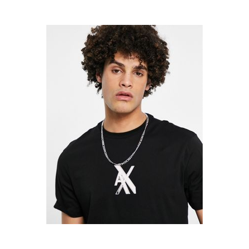 Черная футболка с логотипом Armani Exchange AX