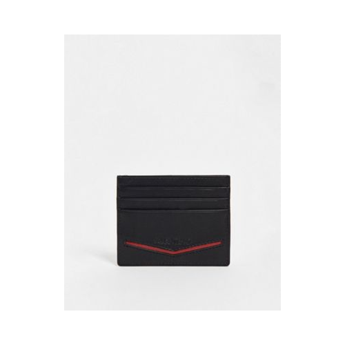Черная кредитница Valentino Bags Fir-Черный цвет