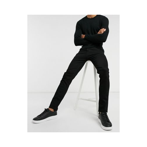 Черные джинсы скинни из органического хлопка Selected Homme-Черный цвет