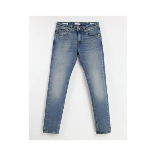 Голубые узкие джинсы из смесового органического хлопка Selected Homme