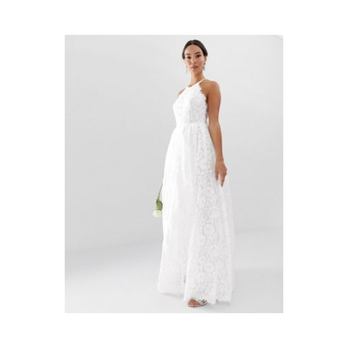 Кружевное свадебное платье макси ASOS EDITION Белый