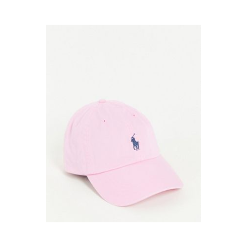 Розовая кепка с логотипом в виде пони Polo Ralph Lauren-Розовый цвет