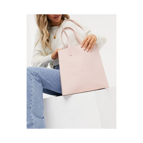 Розовая сумка со штрихованной текстурой и логотипом Ted Baker Soocon-Розовый цвет