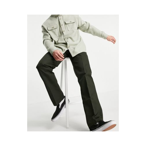 Зеленые узкие брюки прямого кроя Dickies 873-Зеленый цвет