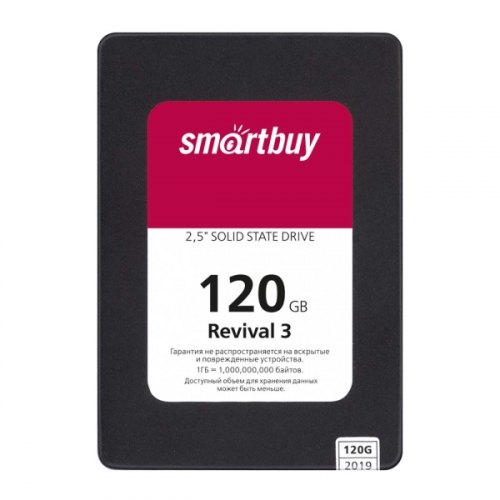 Внутренний SSD накопитель Smartbuy 120GB Revival3 (SB120GB-RVVL3-25SAT3)