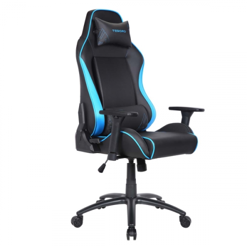 Кресло компьютерное игровое Tesoro TS-F715 Black-Blue