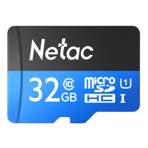 Карта памяти MicroSD Netac 32GB P500 Standard (NT02P500STN-032G-S)