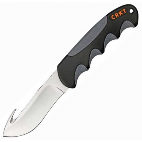Нож с фиксированным клинком CRKT Free Range Hunter with Gut Hook, сталь 8Cr13MoV, рукоять термопластик