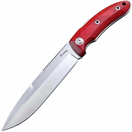 Нож для выживания с фиксированным клинком Katz Predator II, сталь XT-80, рукоять вишня