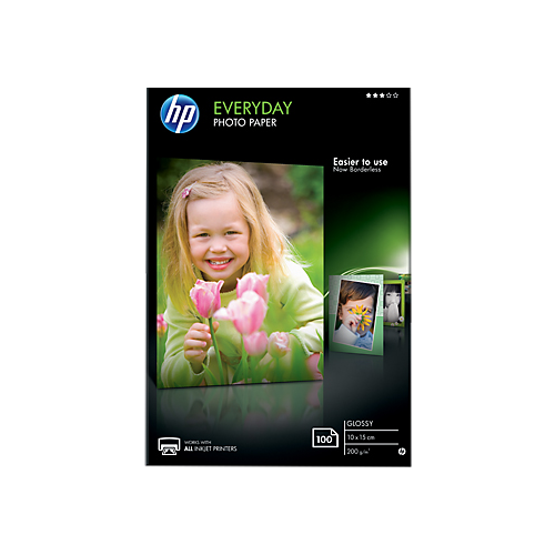 Фотобумага HP CR757A глянцевая для повседневного использования — 100 листов/10 x 15 см