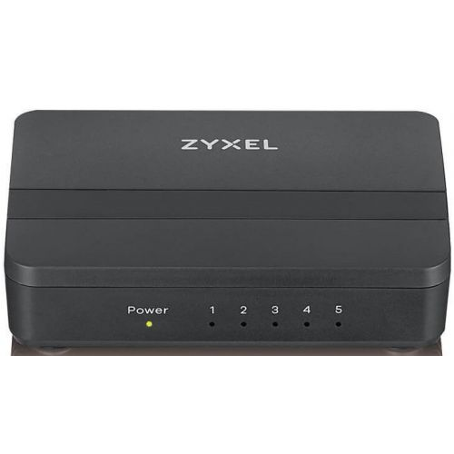 Коммутатор неуправляемый ZYXEL GS-105SV2-EU0101F 5 портов Gigabit Ethernet с приоритетными портами