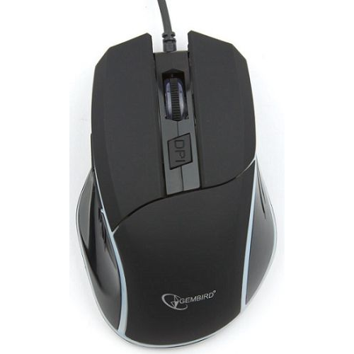 Мышь Gembird MG-500 1600dpi, USB 5 кнопок+колесо/кнопка, подсветка