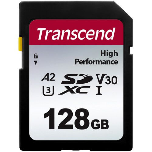 Карта памяти 128GB Transcend TS128GSDC330S SDXC 330S A2/V30/U3/Class 10