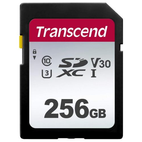 Карта памяти 256GB Transcend TS256GSDC300S SDXC Class 10 U3, V30 300S