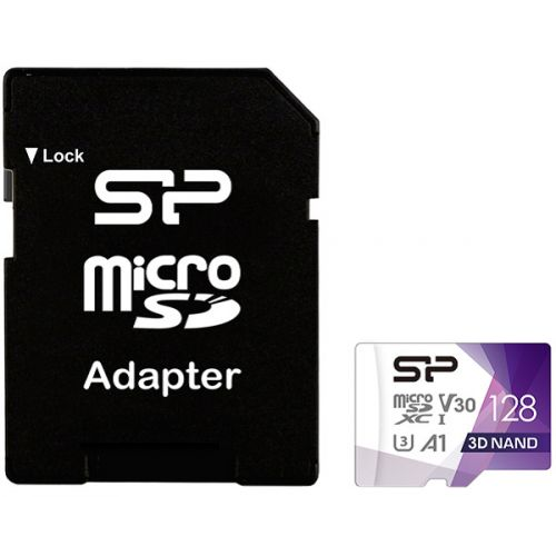 Карта памяти 128GB Silicon Power Superior Pro A2 SP256GBSTXDA2V20SP microSDXC Class 10 UHS-I U3 Colo