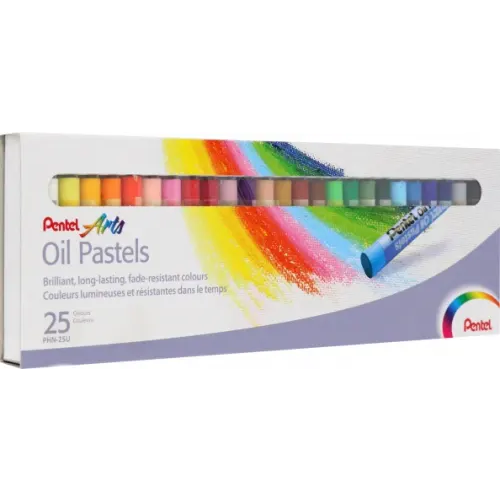 Pentel Пастель масляная Arts Oil Pastels, 25 цветов