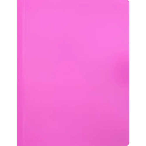 Папка с 10 прозрачными вкладышами "Бюрократ. Double Neon", цвет: розовый, A4, арт. DNE07V10PINK