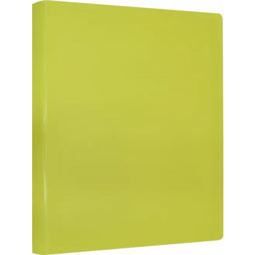 Папка с 20 прозрачными вкладышами "Бюрократ. Double Neon", цвет: желтый, A4, арт. DNE07V20YEL