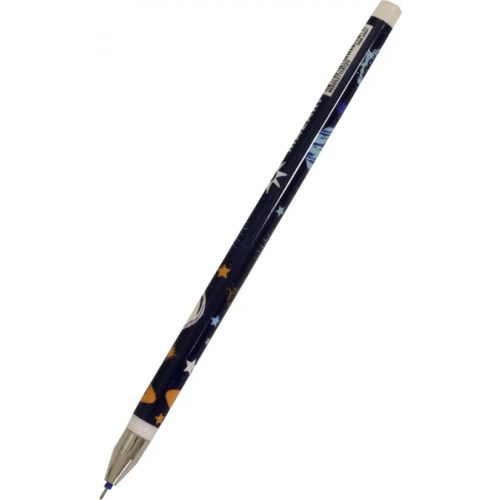 MAZARI Ручка гелевая со стираемыми чернилами EXCITING SPACE, 0.5, синяя