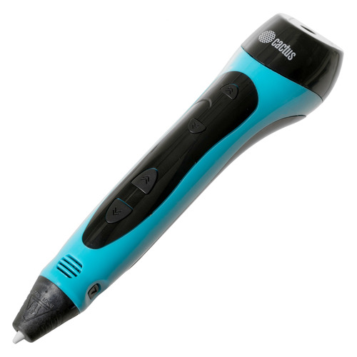 Ручка 3D Cactus CS-3D-PEN-C-BL, ЖК экран, ABS, PLA, голубой