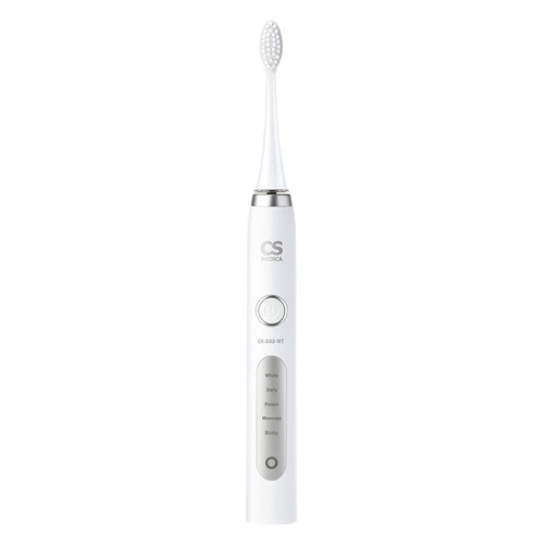 Электрическая зубная щетка CS MEDICA CS-333-WT, цвет: белый