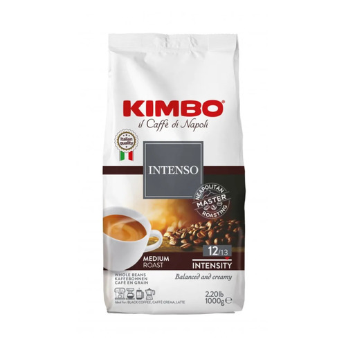 Кофе зерновой KIMBO Aroma Intenso, средняя обжарка, 1000 гр