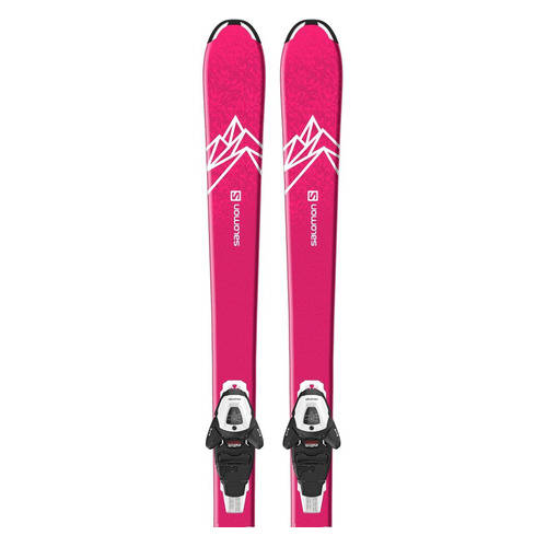 Горные лыжи SALOMON QST E Lux Jr S+ C5 GW, 105-67-86мм, 110см, с креплением С5 GW [l40891600110]